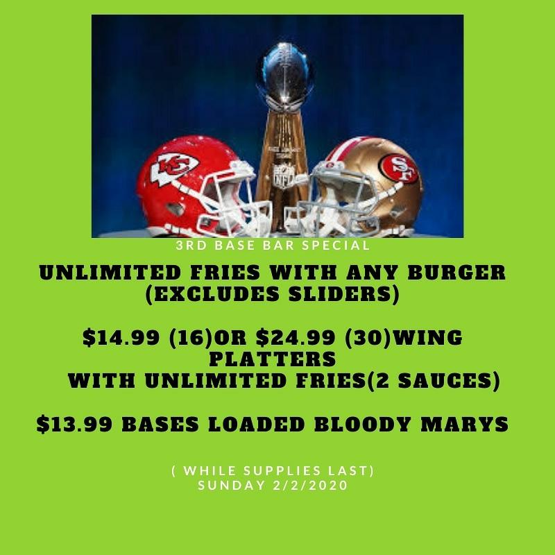 3rd Base Bar and Grill Menu image 4
